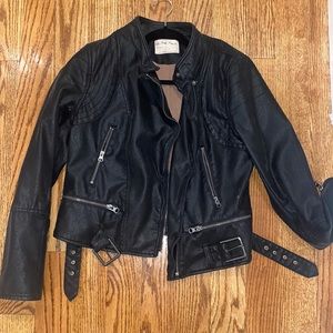 Free People Faux Leather Jacket